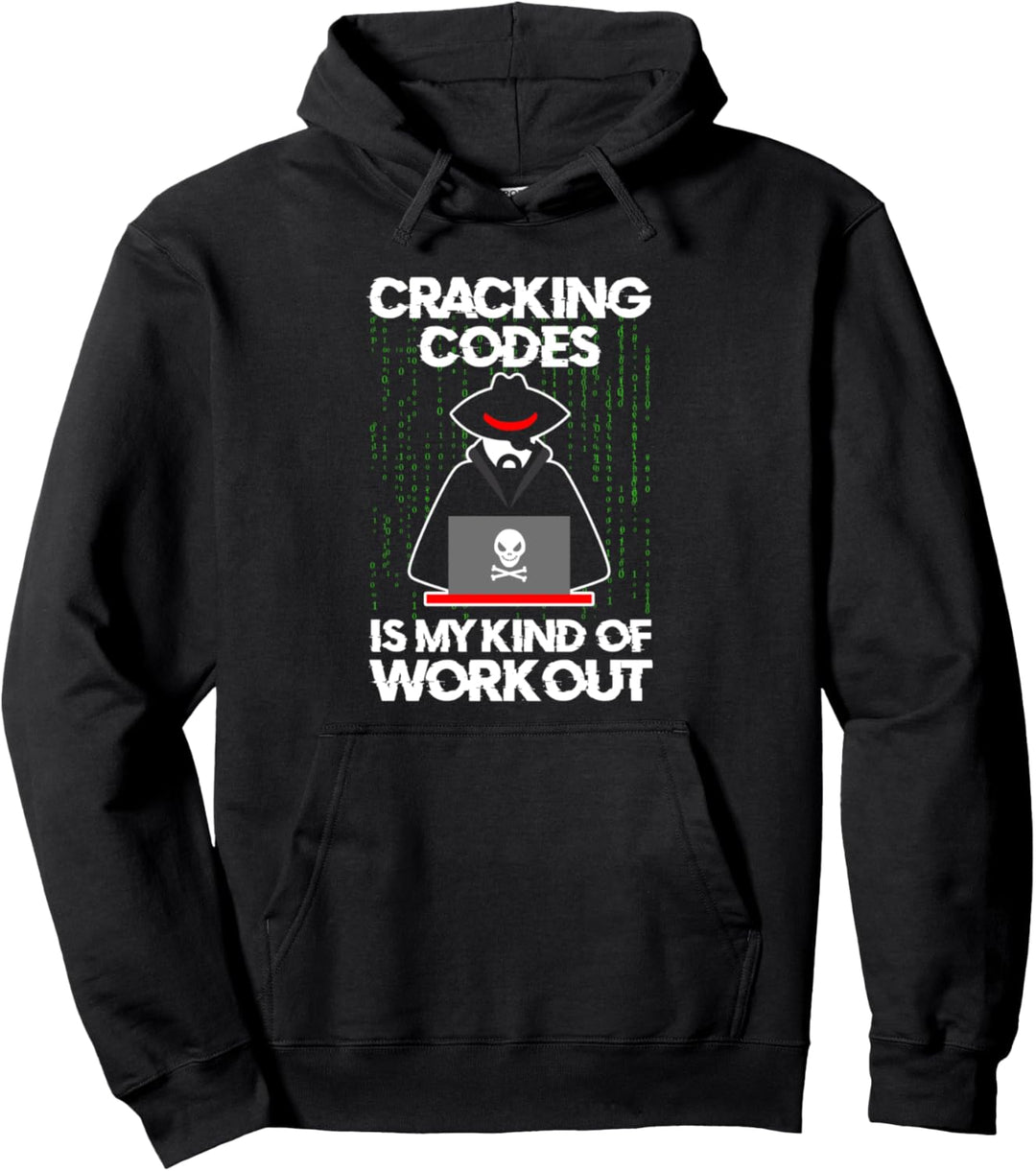 Hacker-Cybersicherheit Professionelle Hacker-Cracking-Codes Pullover Hoodie