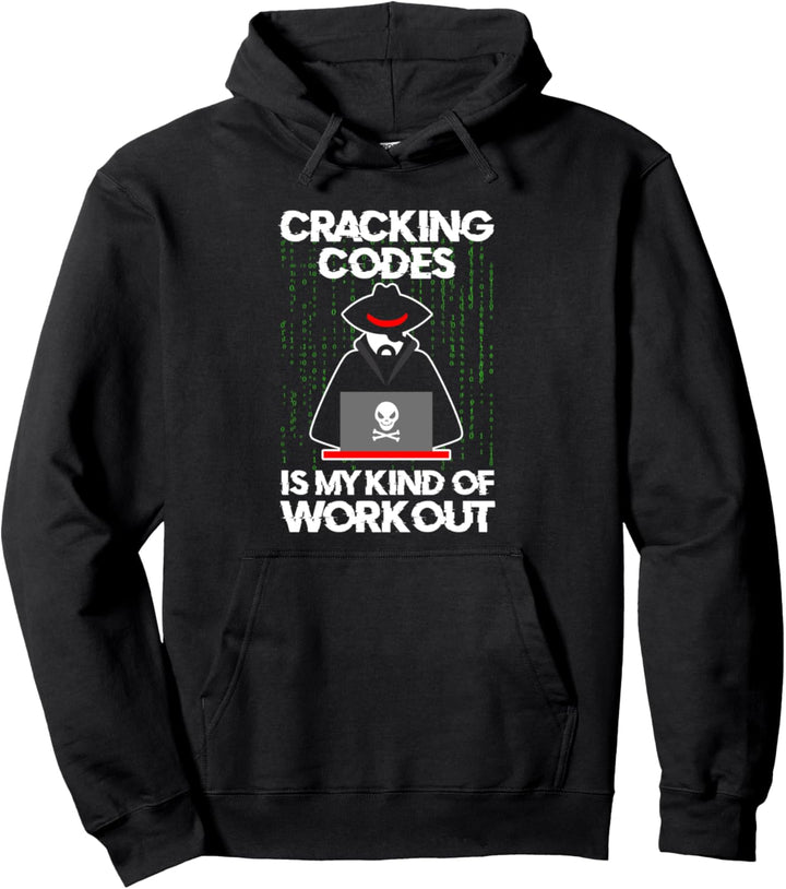 Hacker-Cybersicherheit Professionelle Hacker-Cracking-Codes Pullover Hoodie