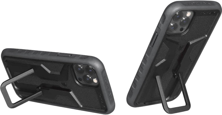 Topeak Unisex – Erwachsene RideCase für iPhone 13 Pro Max, Black/Gray, mit Halter Smartphone-Hüllen,