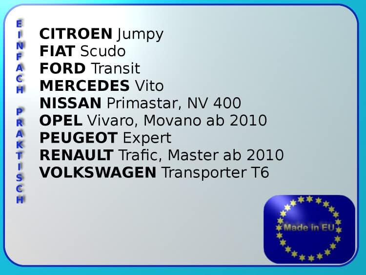 Eleganete Stoff Fahrersitzbezug Sitzschoner Sitzbezug perfekte Schutz kompatibel mit Mercedes Vito K