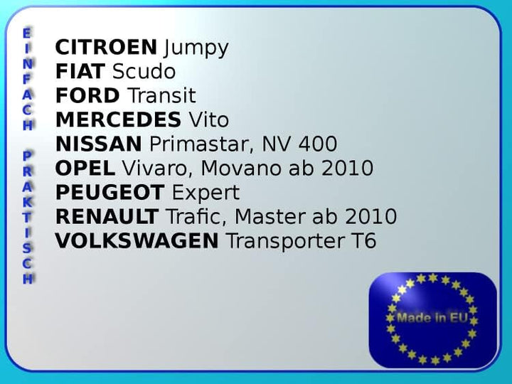 Eleganete Stoff Fahrersitzbezug Sitzschoner Sitzbezug perfekte Schutz kompatibel mit Mercedes Vito K