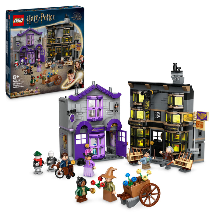 LEGO Harry Potter Ollivanders & Madam Malkins Anzüge, Läden aus der Winkelgasse, Spielset für Kinder