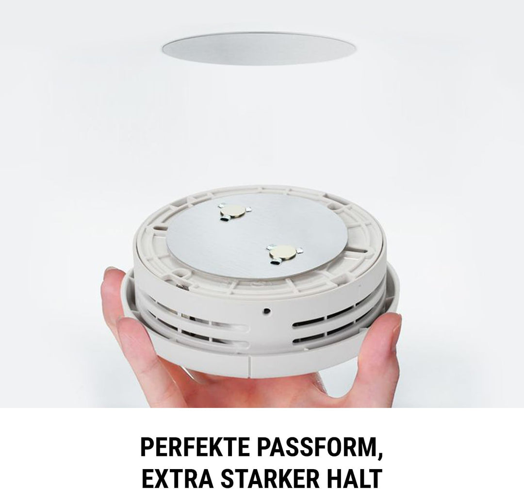 SHD by OneConcept Rauchmelder mit Magnethalterung, 6X Mini-Rauchmelder, Feuermelder mit Batterie, Ra