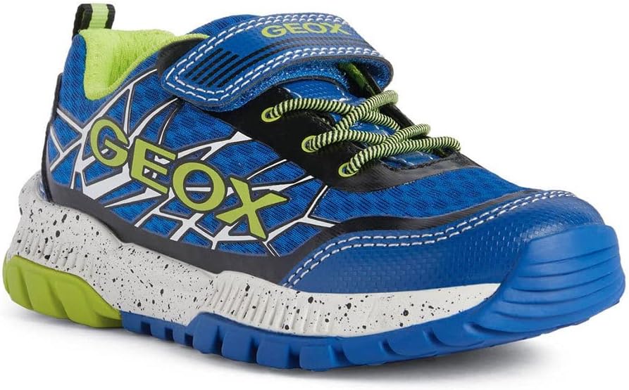 Geox Mädchen J Tuono Boy B Sneakers 27 EU Royal Lime, 27 EU Royal Lime