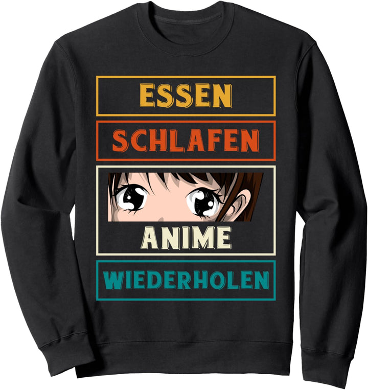 Manga Geek Japanischer Otaku Nerd Lustiges Anime Sweatshirt