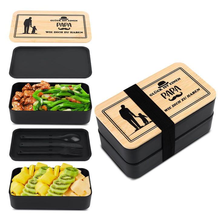 Brotdose Geschenke für Papa,Bester Bonus Papa Geschenk für Vater Schwiegervater,Geschenk Papa Gebu