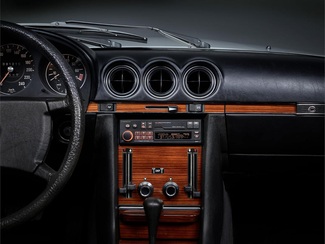 Pioneer SXT-C10PS Autoradio 1-DIN: Retro-Design mit modernster Technik, Bluetooth®, DAB+, USB, AUX,