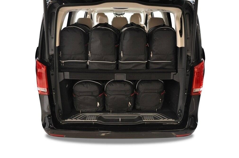 KJUST Kofferraumtaschen 7 stk kompatibel mit MERCEDES-BENZ V LONG W447 2015+