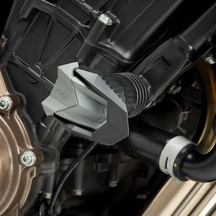 Sturzpads R19 kompatibel für Aprilia Dorsoduro 900 17-20 schwarz Puig