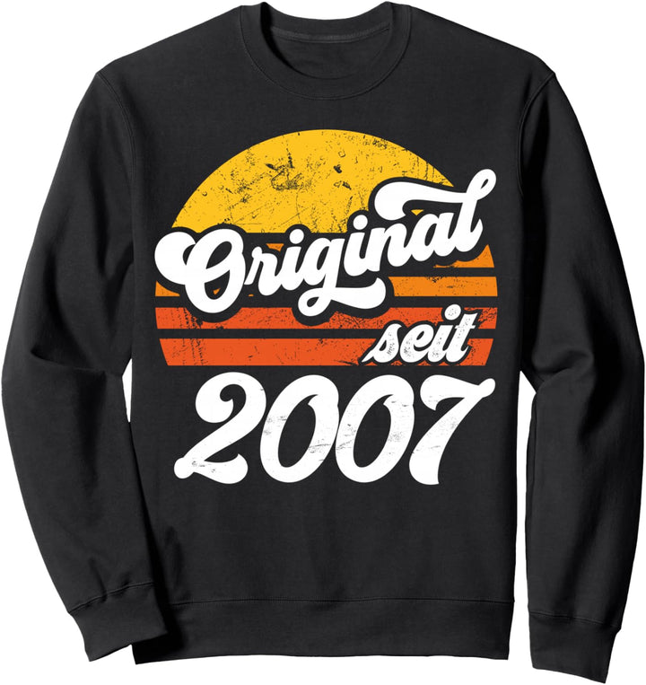 15. Geburtstag Geschenk | Retro Original seit 2007 Geschenk Sweatshirt