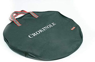 Ubergames Orginal Crokinole Brettspiel - Top ECO-Hartholz Qualität - Inklusive Trage Tasche - Model