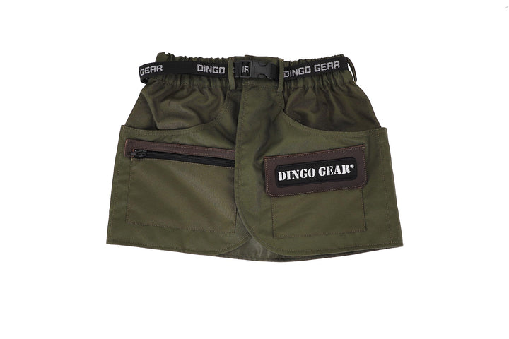 Dingo Gear Trainingsgürtel Arbeitskirt Schutzbekleidung Agility Trainer Helfer Ipo Sporthund S Grün,