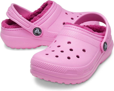Crocs Unisex Kinder Baya Lined T Clogs 28/29 EU Taffy Pink, 28/29 EU Taffy Pink