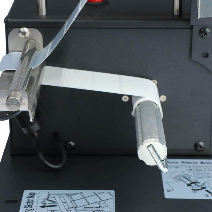 U.S. Solid Automatischer Etikettenspender Etikettendispenser - Breite 10-115MM Länge 8-130MM - Trans