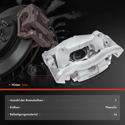 Frankberg Bremssattel Bremszange mit Halter Vorne Rechts Kompatibel mit XC90 I 275 2.4L-4.4L 2002-20