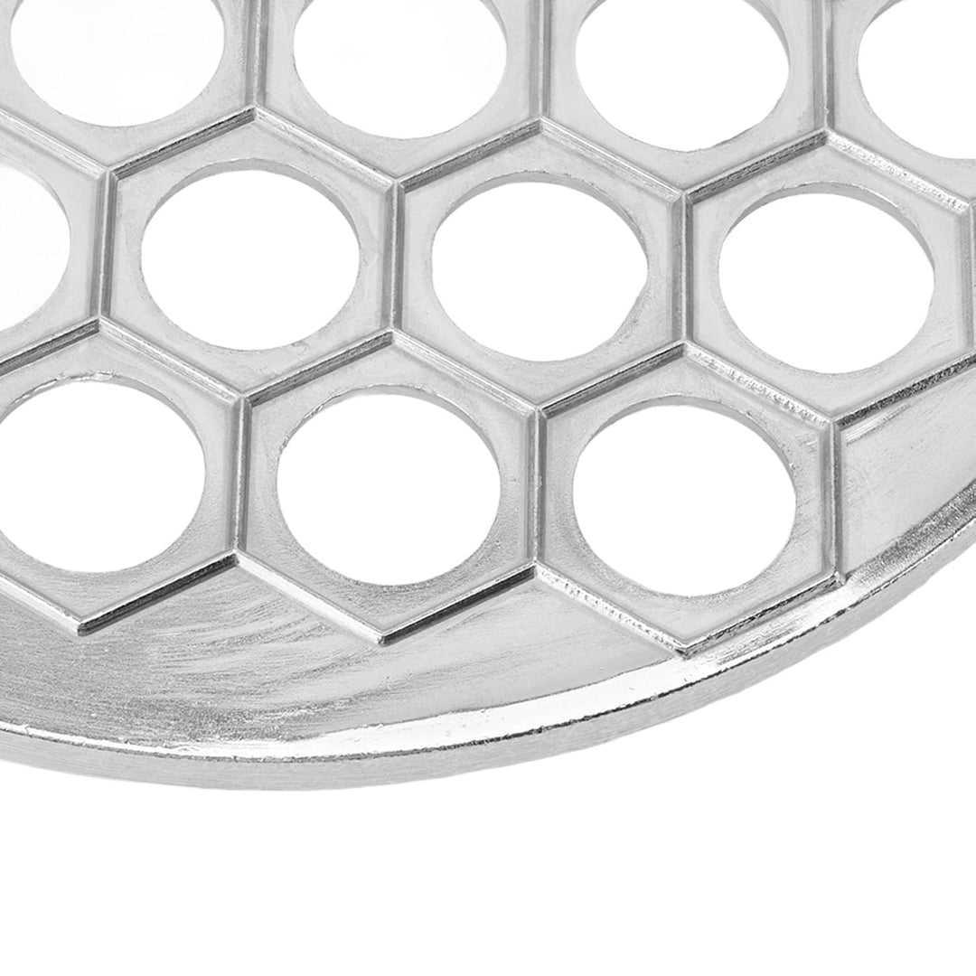 Pelmeni Form, 37 Löcher Russian Dumpling Maker aus Aluminiumlegierung, Silber, Ravioli Maker für DIY