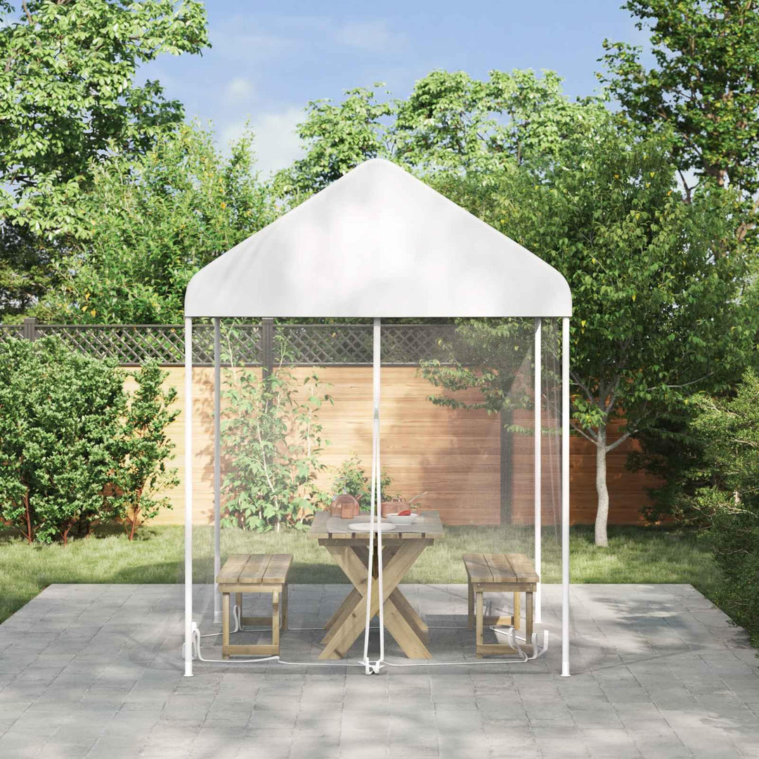 Moskitonetz für Pavillon,feines 220 Mesh Gewebe mit Reissverschluss und Klettband zur einfachen Mont
