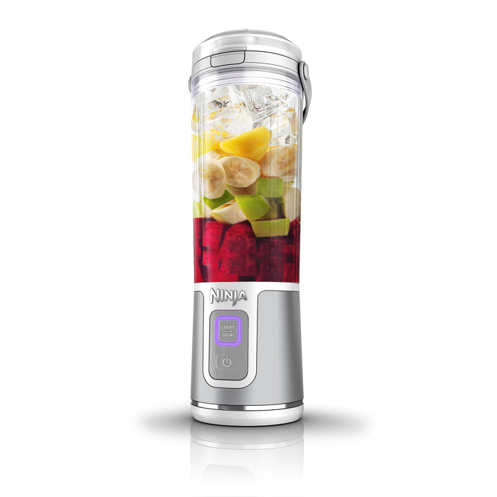 Ninja BC151WH Blast tragbarer Mixer, kabellos, 530 ml Gefäss, persönlicher Mixer für Shakes und Smoo