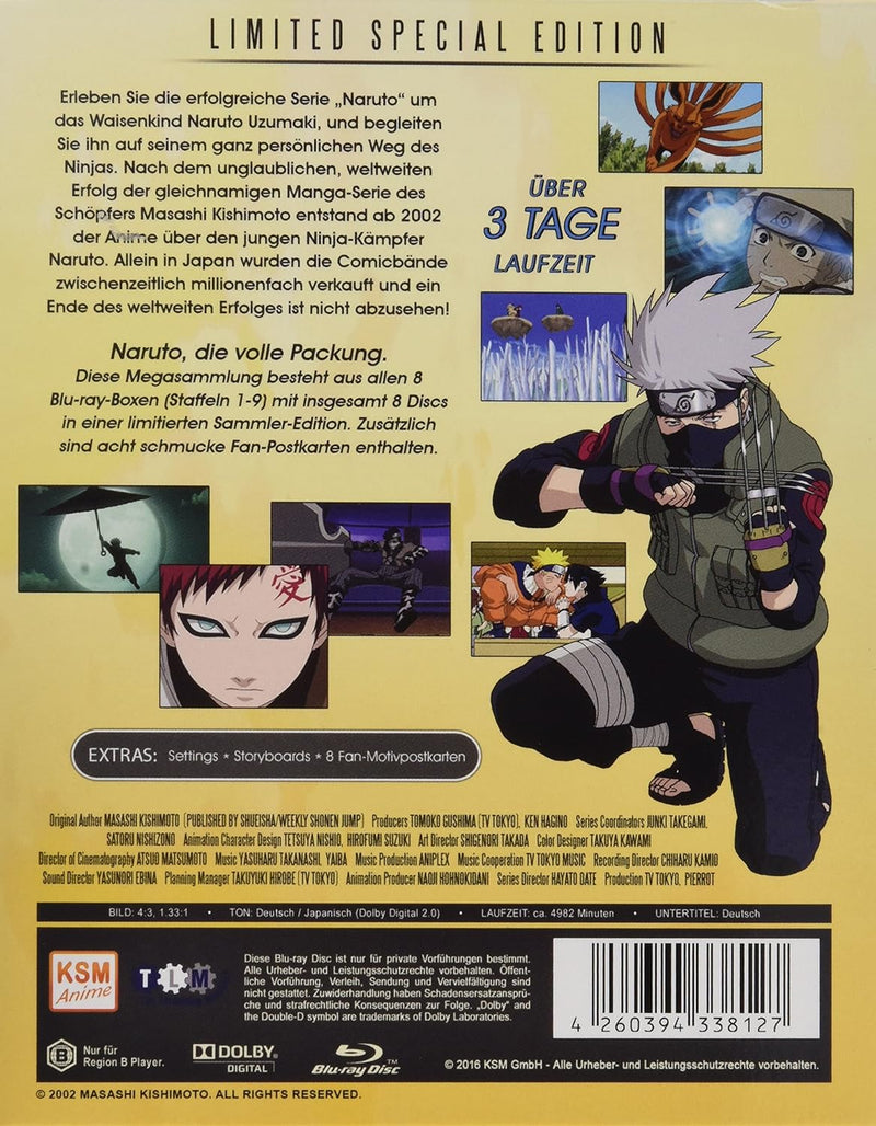 Naruto - Special Limited Gesamtedition (8 Disc Set) (Blu-ray), Blu-ray