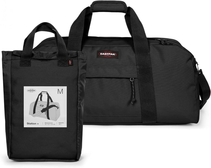 Eastpak STATION + Reisetasche, 140 cm, 136 L, Black (Schwarz), Schwarz