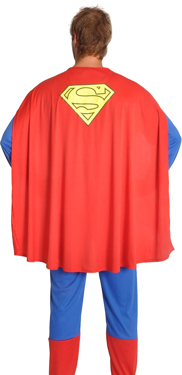 Ciao- Superman/Supergirl costume disguise fancy dress adult official DC Comics XL Superman, XL Super