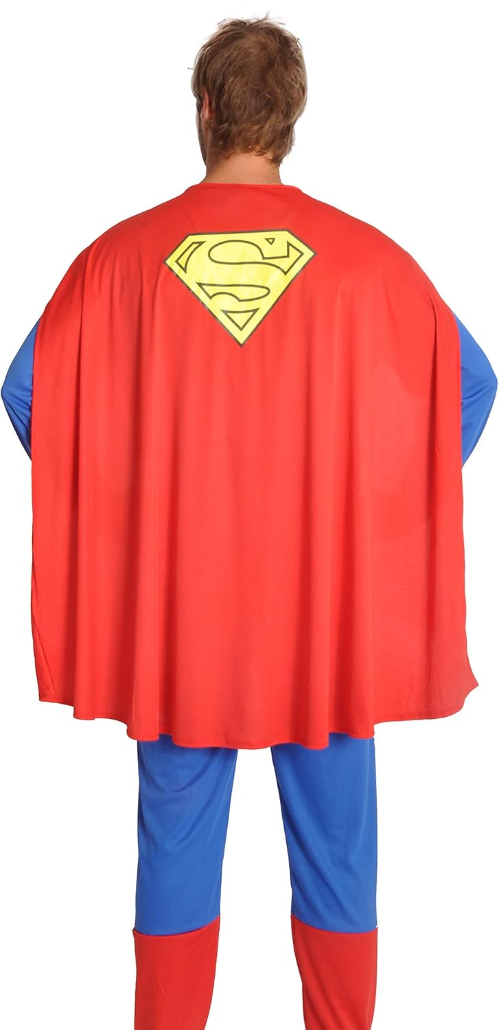 Ciao- Superman/Supergirl costume disguise fancy dress adult official DC Comics XL Superman, XL Super
