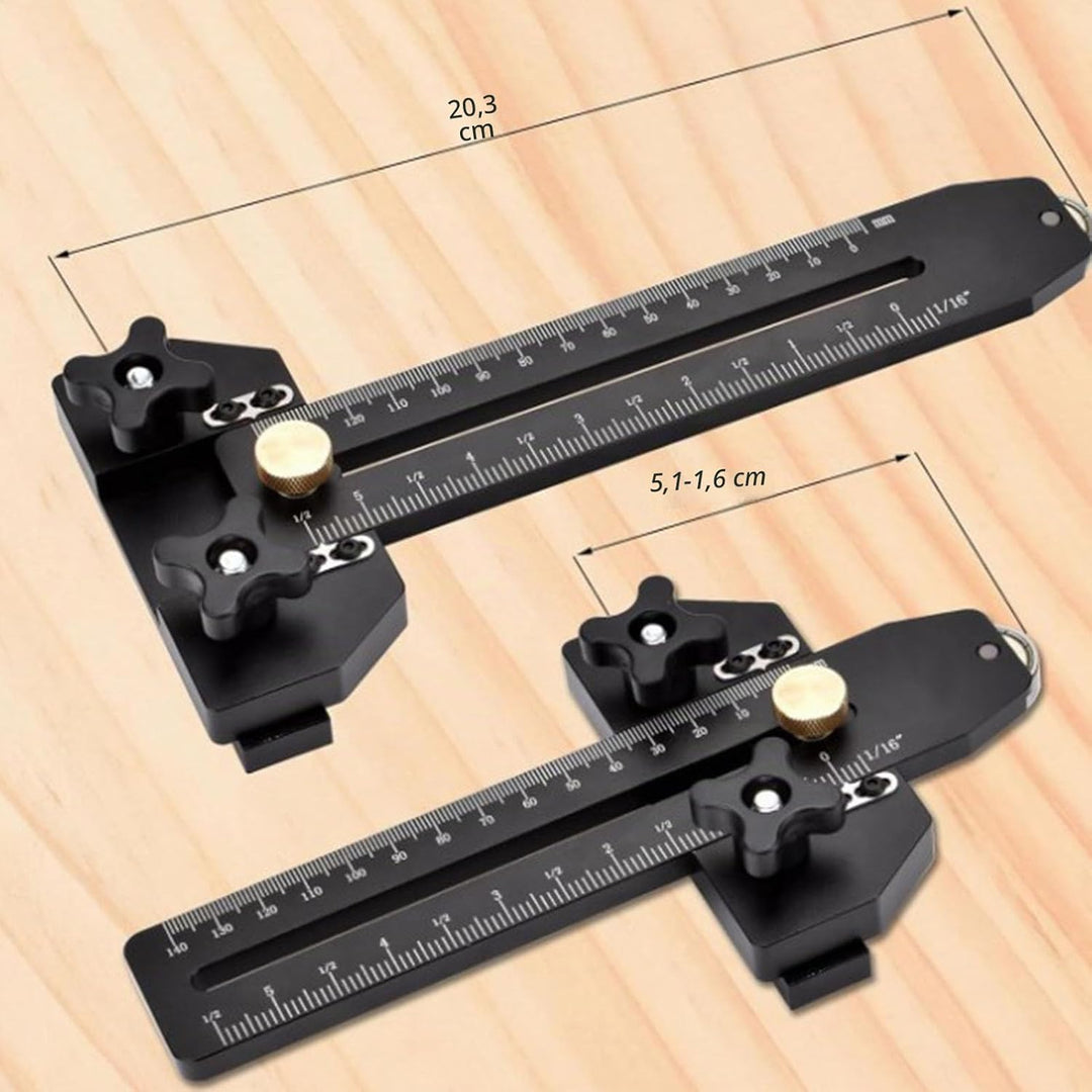 Aluminium Legierung Dünne Rip Jig Tisch Sah Zaun Führung Tisch Säge Zubehör mit Roller Limiter