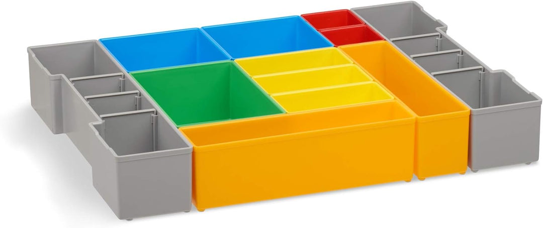 Werkzeugkoffer Set | L-BOXX 102 Insetboxen-Set | H3 Einsätze mit Deckenpolster | Sortierboxen für Kl