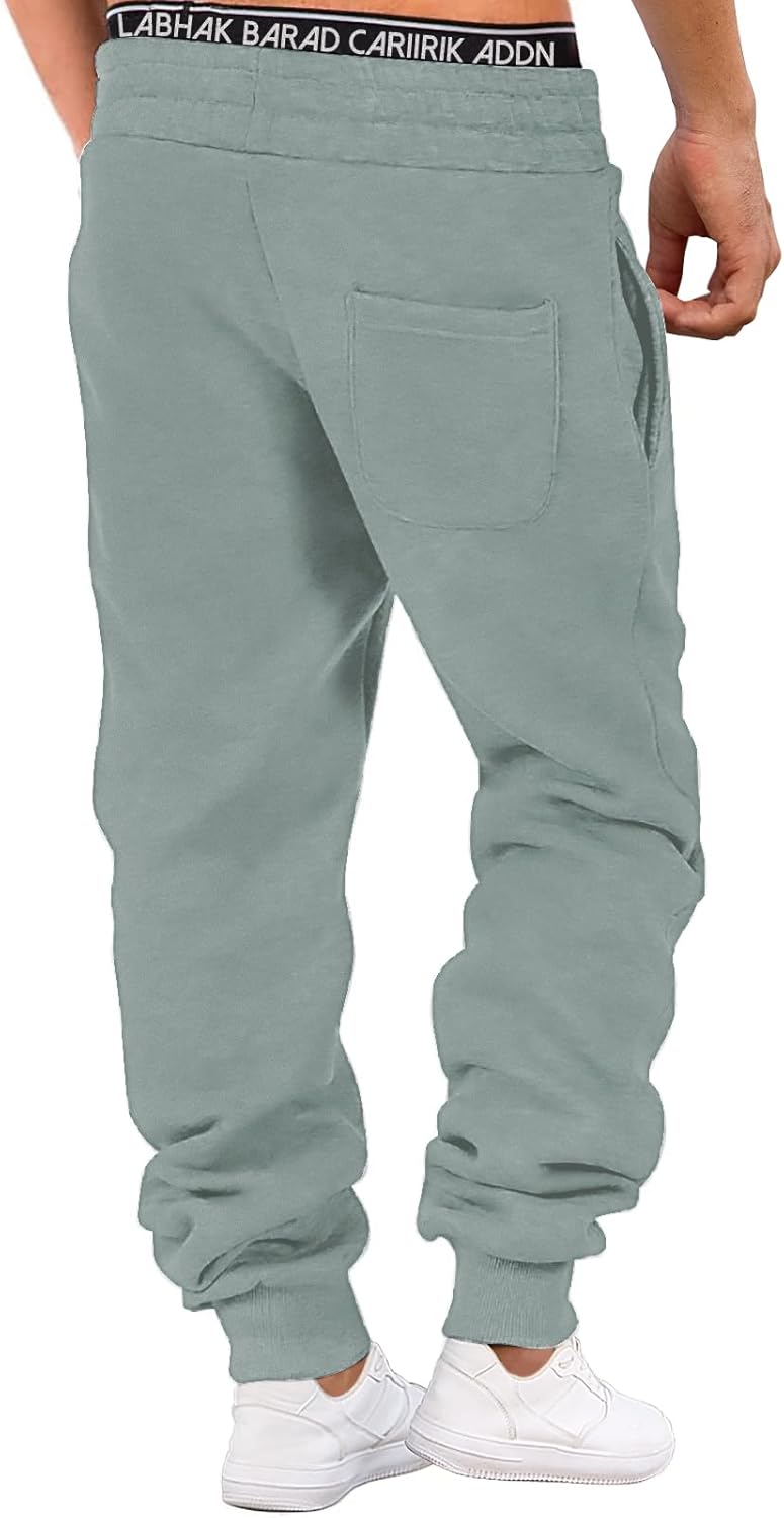 HMIYA Jogginghose Herren Baumwolle Trainingshose Sporthose Freizeithose Lang Hosen Klassische Sweath