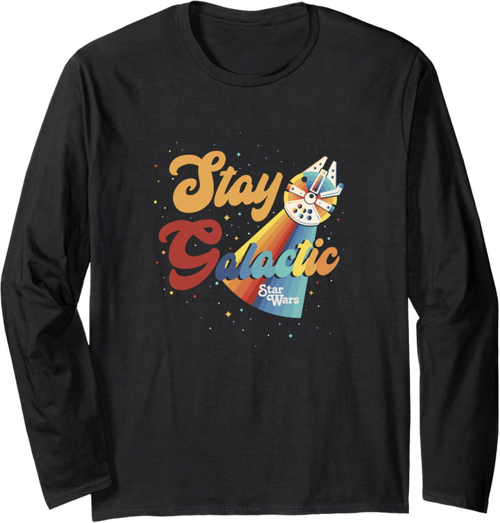 Star Wars Millennium Falcon Stay Galactic Langarmshirt