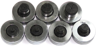 Futchoy 10-28mm Rohrexpander Aufweitzange Rohraufweiter Set mit Rohrabschneider und 7 Aufweitköpfe,