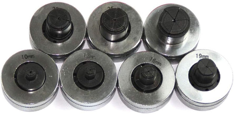 Futchoy 10-28mm Rohrexpander Aufweitzange Rohraufweiter Set mit Rohrabschneider und 7 Aufweitköpfe,