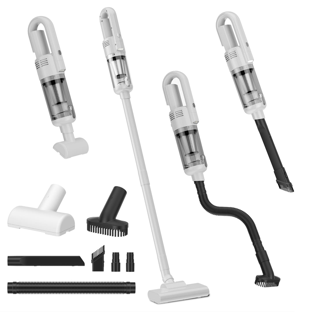 Akku Staubsauger Kabellos, Bürstenloser Motor Akkustaubsauger,Mit LED Anzeige, Stabstaubsauger Elekt