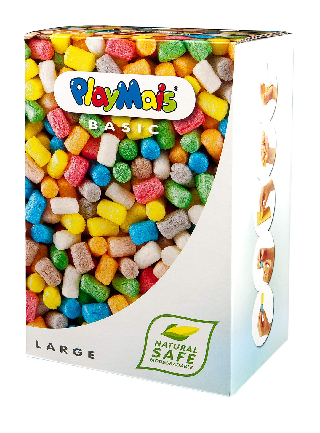 PlayMais 160025 - Basic Large Bastelset, 750 Teile Large Single, Large Single