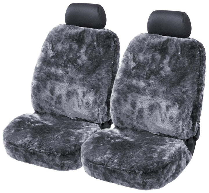 2Stk. Torrex® Lammfell-Sitzbezug - kein Patchwork - Vollbezug mit allgemeiner Betriebserlaubnis (ABE