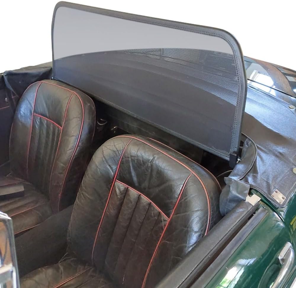 Aperta Windschott passend für MG MG B,RV8 MGB 100% Passgenau OEM Qualität Schwarz Windstop Windabwei