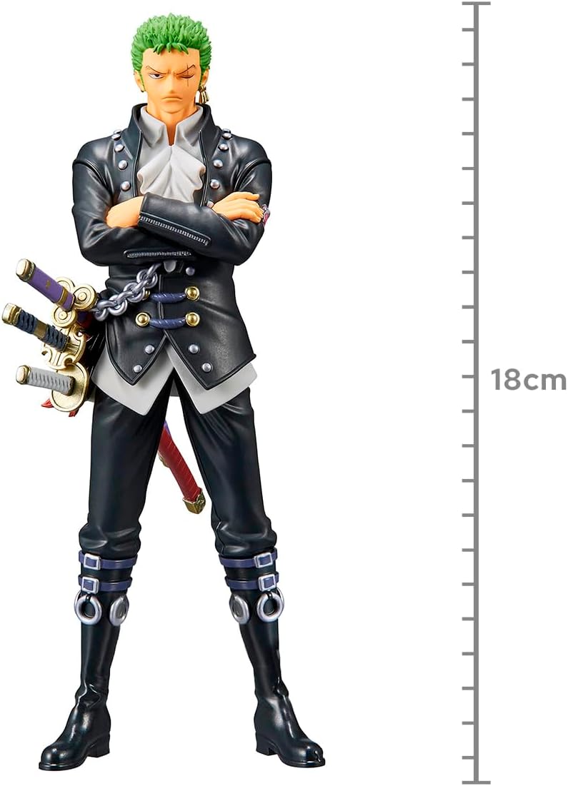 Banpresto One Piece DXF The Grandline Man Vol.3: Roronoa Zoro Statue (16cm) (18949)