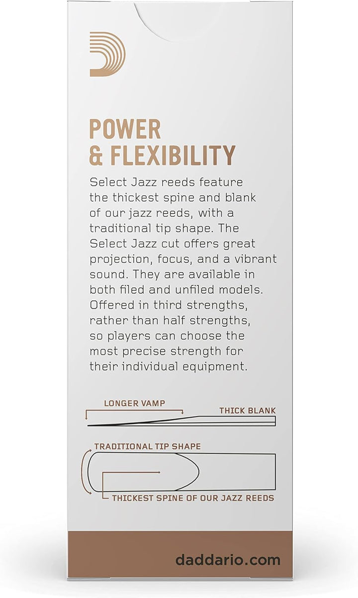 Select Jazz unfiled Blätter für Baritonsaxophon Stärke 4 Hard (5 Stück) 4 Fest UnGefeilt, 4 Fest UnG