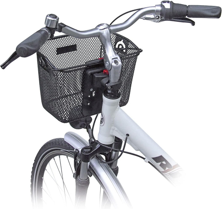 KlickFix Mini Vorderradkorb Schwarz, Schwarz