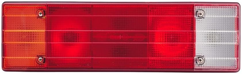 HELLA - Heckleuchte - Glühlampe - 24V - Anbau/geschraubt - Lichtscheibenfarbe: mehrfarbig - Kabel: 1