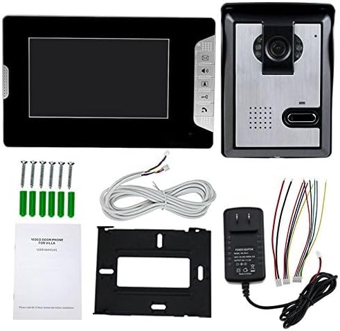 7 Zoll wasserdichte Video Gegensprechanlage verdrahtete Video Türsprechanlage Intercom Digital HD Mo