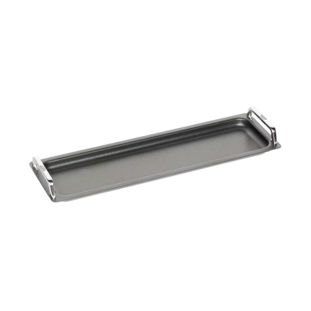 AMT Gastroguss "Klaus grillt" Gastronorm-Bräter 2/4 mit Edelstahlgriffen, AMZN-KG-25316G