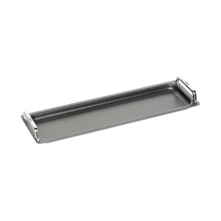 AMT Gastroguss "Klaus grillt" Gastronorm-Bräter 2/4 mit Edelstahlgriffen, AMZN-KG-25316G