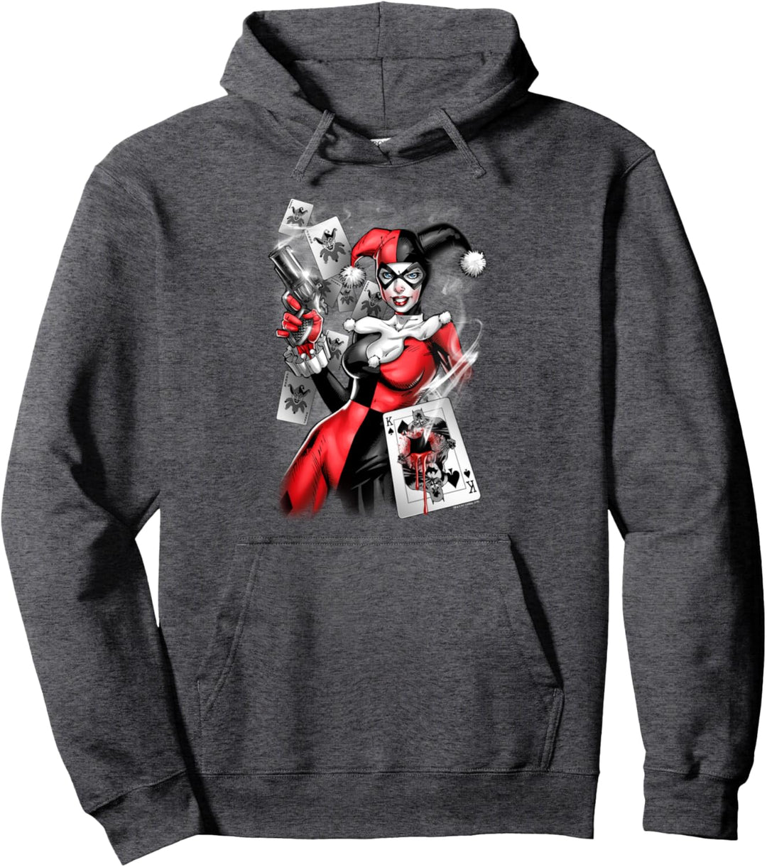 Harley Quinn Smoking Gun Pullover Hoodie