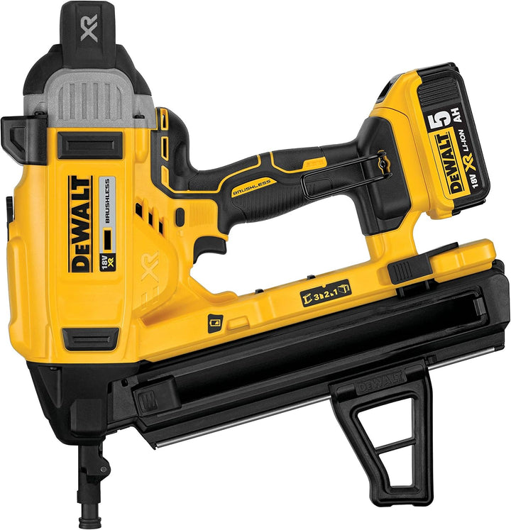 DEWALT DCN890P2-QW Akku Nagler XR (57mm/18V/2x5,0Ah) Tstak Single, Single