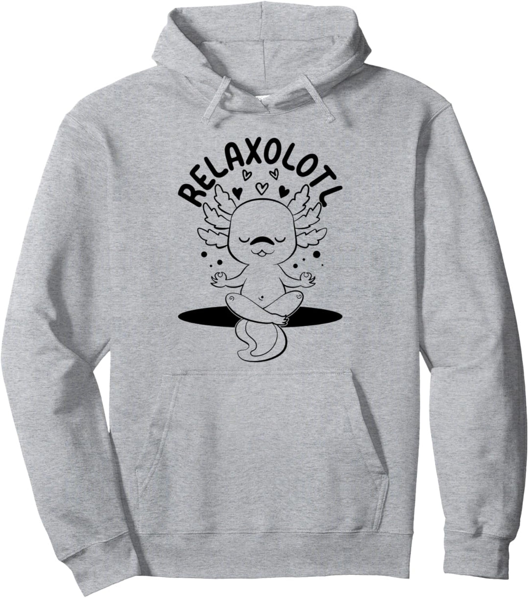Axolot Lustiges Axolot Relaxolotl Pullover Hoodie
