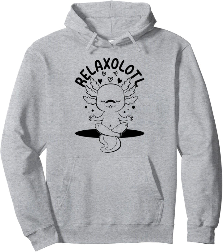 Axolot Lustiges Axolot Relaxolotl Pullover Hoodie