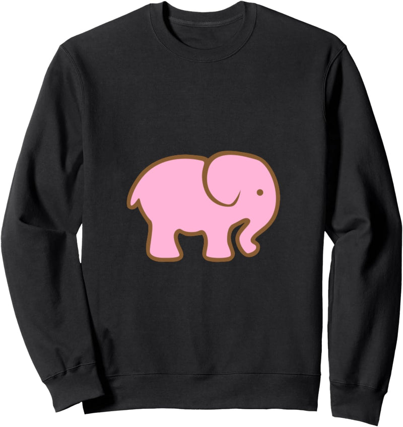 Rosa Elefant Sweatshirt