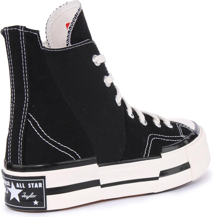 Converse Ct Core Lea Hi 236580-61-8 Unisex - Erwachsene Sneaker 40.5 EU Signalrot Schwarz Weiss, 40.