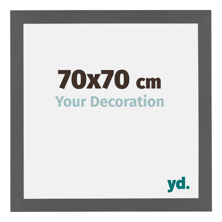 yd. Your Decoration - Bilderrahmen 70x70 cm - Bilderrahmen aus MDF mit Acrylglas - Antireflex - Ausg